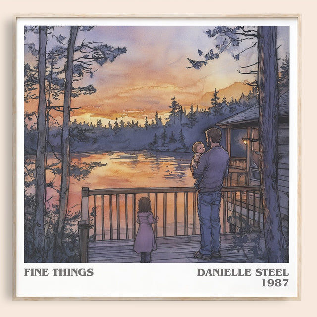 Fine Things Literary Art Print by Danielle Steel