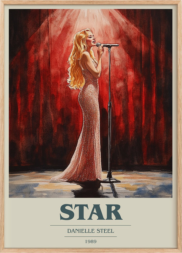 Star Book Cover Poster by Danielle Steel