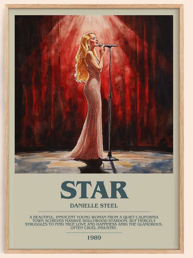 Star Bookish Wall Art by Danielle Steel