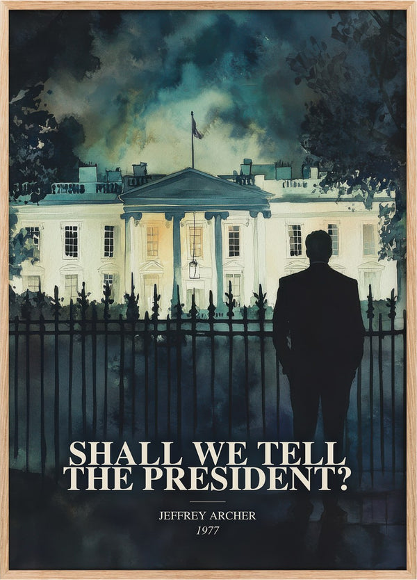 Shall We Tell The President? Book Watercolour Illustration by Jeffrey Archer