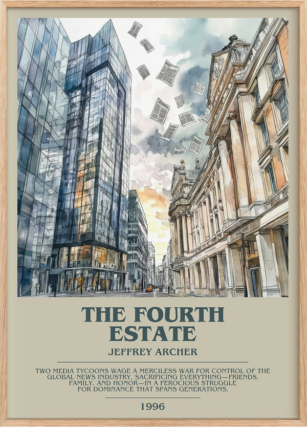 The Fourth Estate Bookish Wall Art by Jeffrey Archer