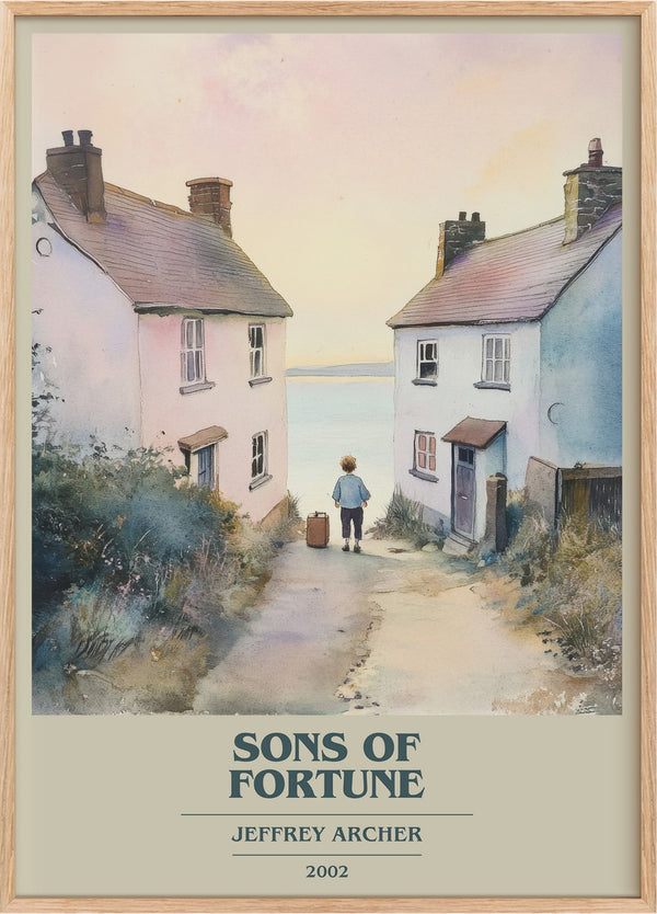 Sons of Fortune Book Cover Poster by Jeffrey Archer