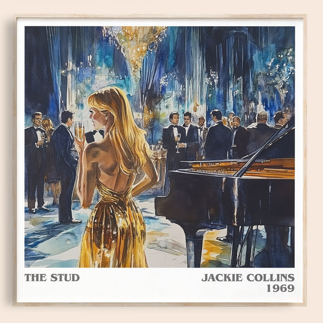 The Stud Literary Art Print by Jackie Collins