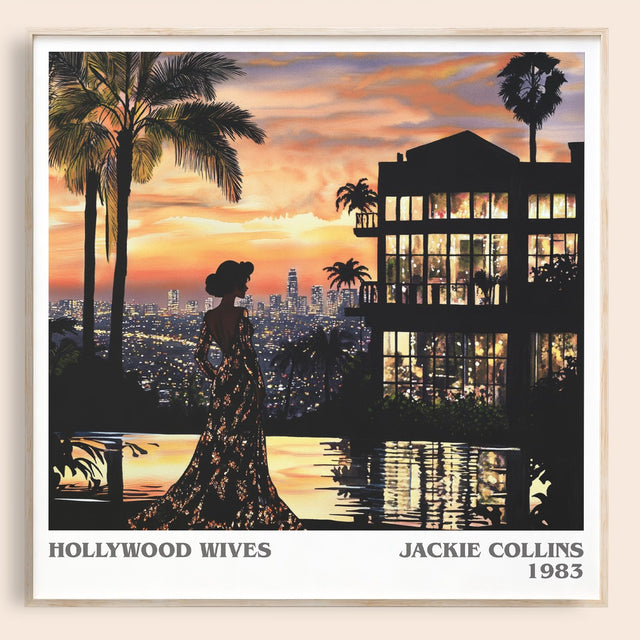 Hollywood Wives Literary Art Print by Jackie Collins