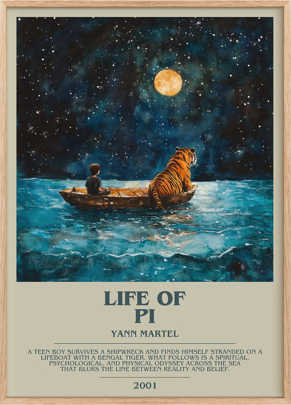 Life of Pi Bookish Wall Art by Yann Martel