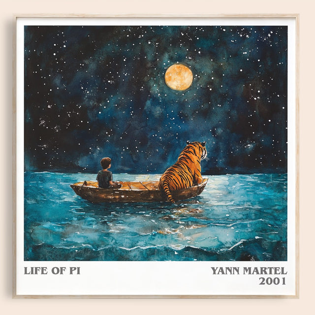 Life of Pi Literary Art Print by Yann Martel