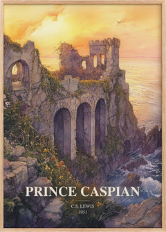 Prince Caspian Book Watercolour Illustration by C.S. Lewis
