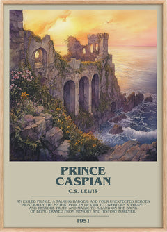 Prince Caspian Bookish Wall Art by C.S. Lewis