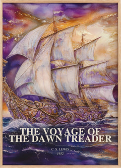 Voyage Of The Dawn Treader Book Watercolour Illustration by C. Lewis