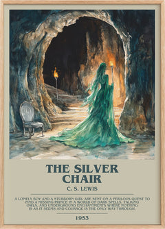 The Silver Chair Bookish Wall Art by C. S. Lewis