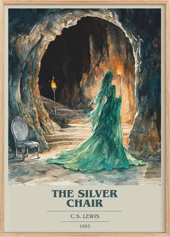 The Silver Chair Book Cover Poster by C. S. Lewis