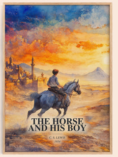 The Horse And His Boy Book Watercolour Illustration by C. S. Lewis