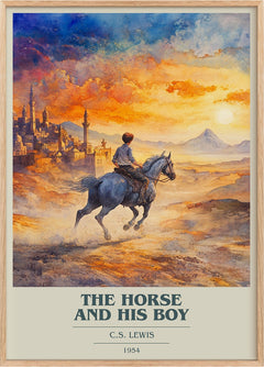 The Horse and his Boy Book Cover Poster by C. S. Lewis