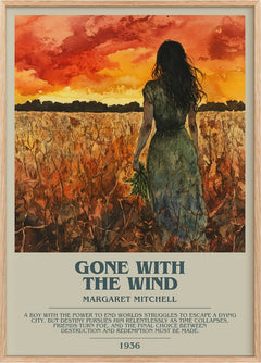Gone with the Wind Bookish Wall Art by Margaret Mitchell