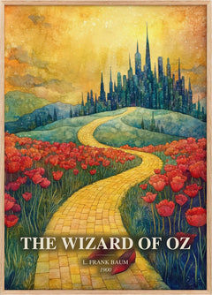 The Wizard Of Oz Book Watercolour Illustration by L. Frank Baum
