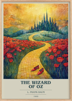 The Wizard Of Oz Book Cover Poster by L. Frank Baum