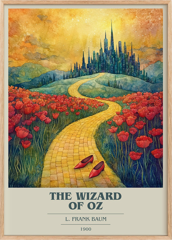 The Wizard Of Oz Book Cover Poster by L. Frank Baum