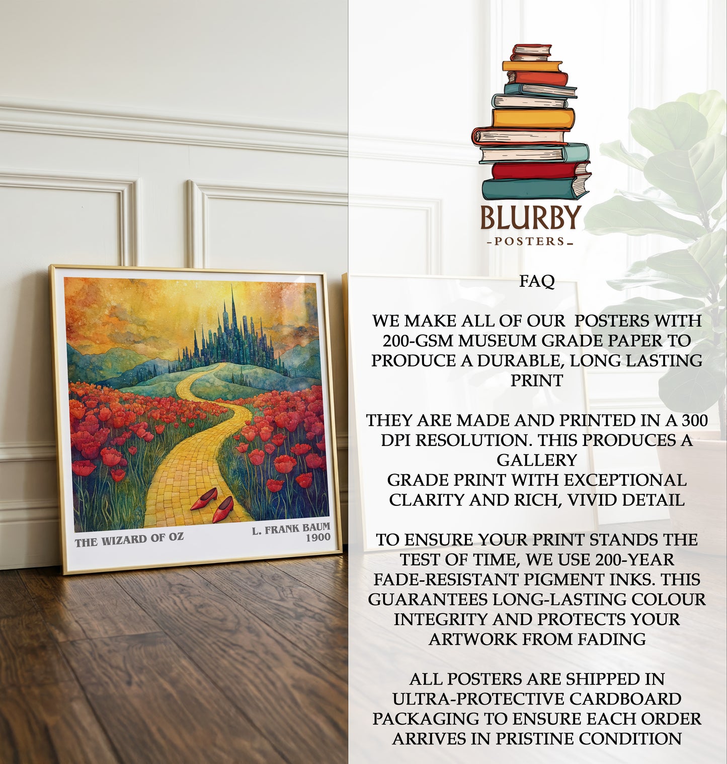 The Wizard Of Oz Literary Art Print by L. Frank Baum