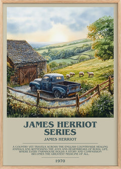 James Herriot Series Bookish Wall Art by James Herriot