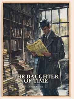The Daughter Of Time Book Watercolour Illustration by Josephine Tey