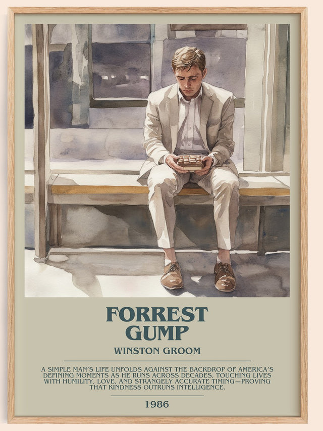 Forrest Gump Bookish Wall Art by Winston Groom