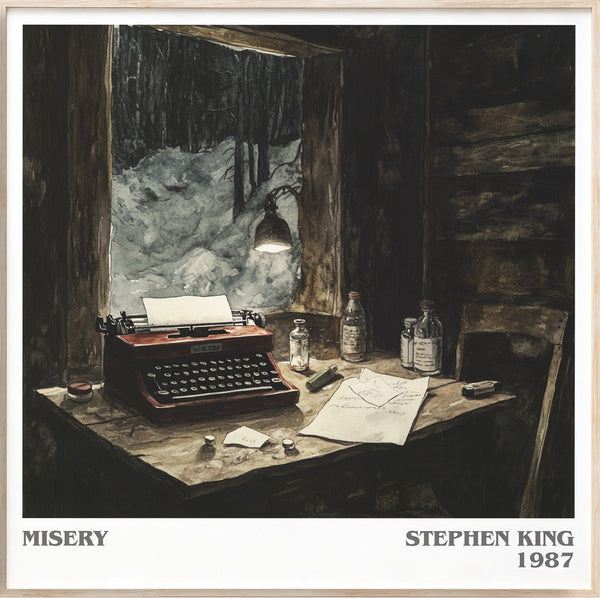 Misery Literary Art Print by Stephen King