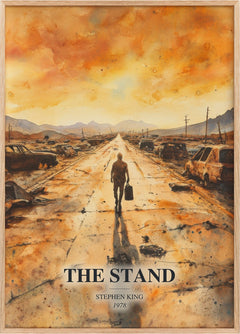 The Stand Book Watercolour Illustration by Stephen King