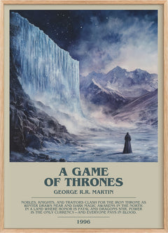 A Game Of Thrones Bookish Wall Art by George R.R. Martin