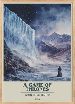 A Game Of Thrones Book Cover Poster by George R.R. Martin