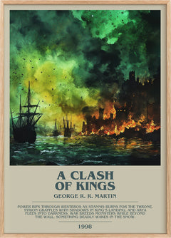 A Clash of Kings Bookish Wall Art by George R. R. Martin