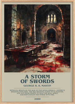 A Storm of Swords Bookish Wall Art by George R. R. Martin