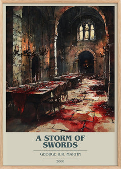 A Storm of Swords Book Cover Poster by George R. R. Martin