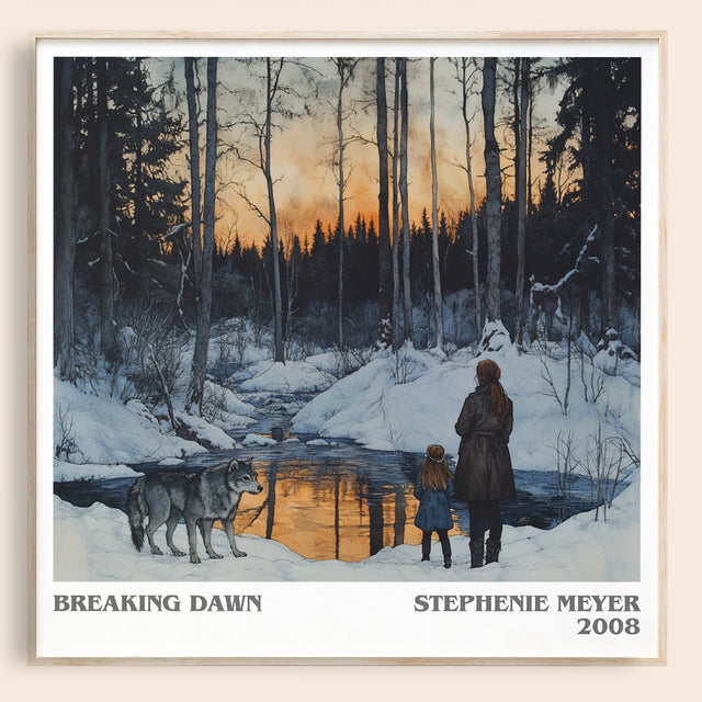 Breaking Dawn Literary Art Print by Stephenie Meyer
