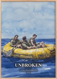 Unbroken Book Watercolour Illustration by Laura Hillenbrand