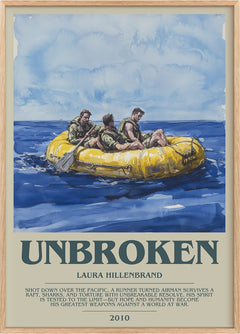 Unbroken Bookish Wall Art by Laura Hillenbrand
