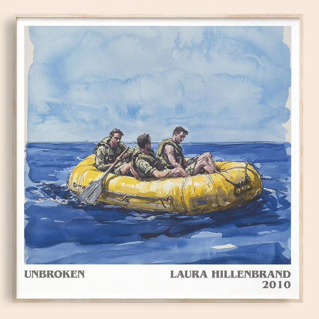 Unbroken Literary Art Print by Laura Hillenbrand