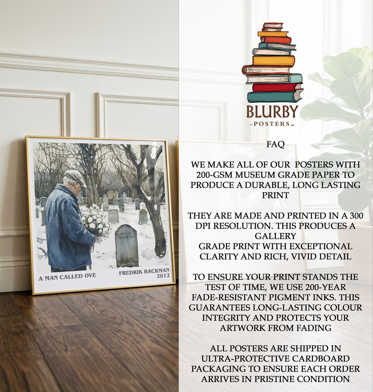 A Man Called Ove Literary Art Print by Fredrik Backman