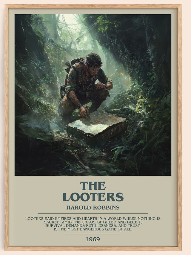 The Looters Bookish Wall Art by Harold Robbins