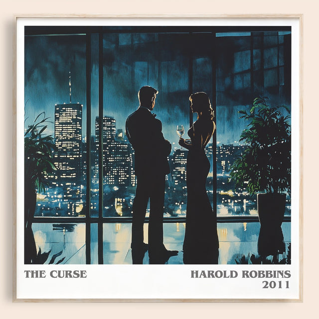 The Curse Literary Art Print by Harold Robbins