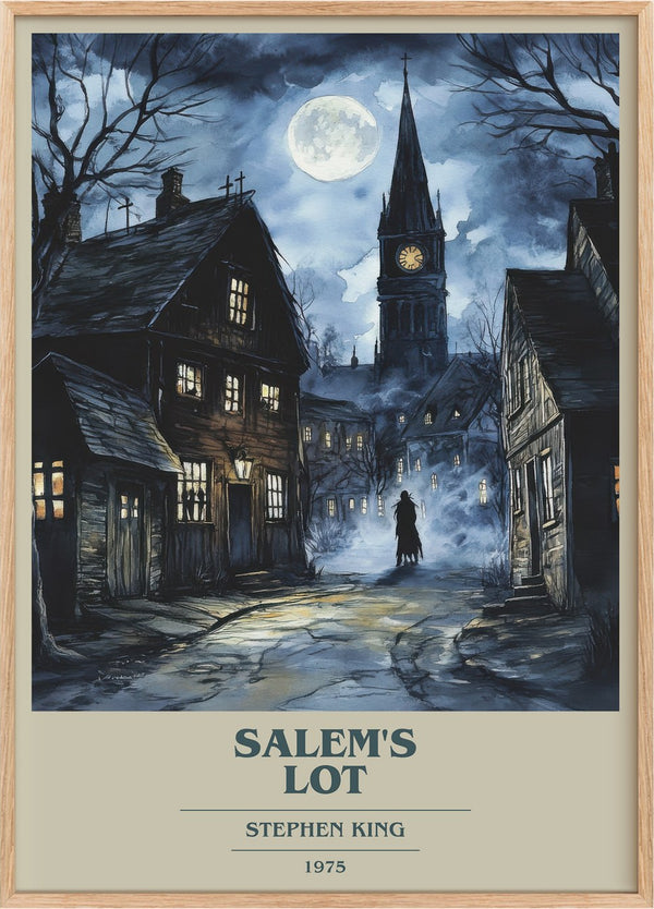 Salem's Lot Book Cover Poster by Stephen King