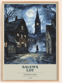 Salem's Lot Book Cover Poster by Stephen King