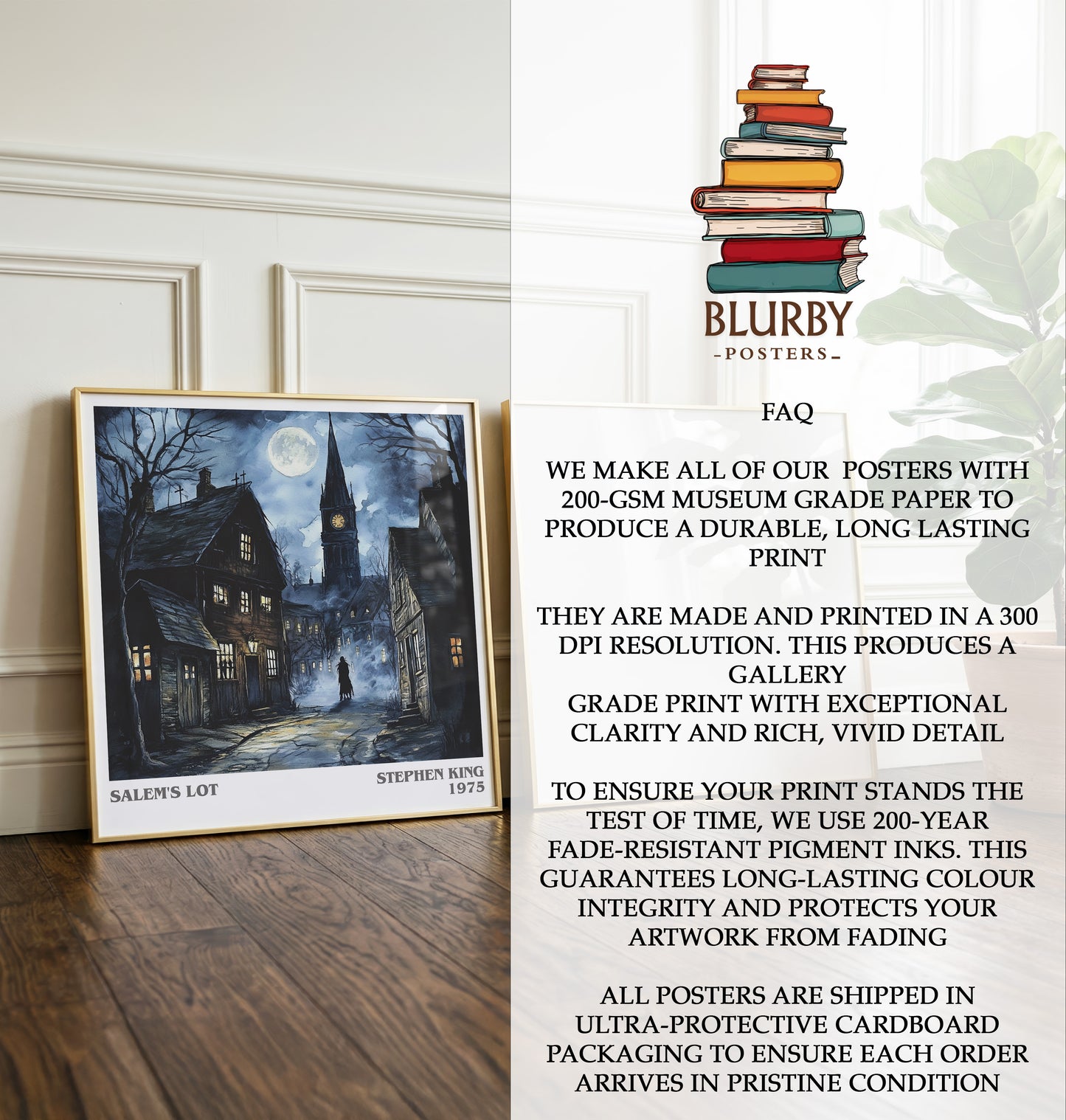 Salem's Lot Literary Art Print by Stephen King