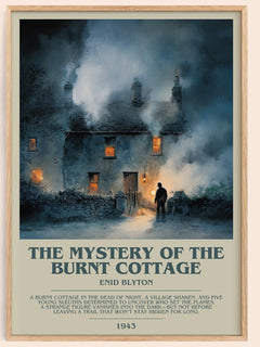 The Mystery of the Burnt Cottage Bookish Wall Art by Enid Blyton
