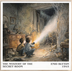 The mystery of the secret room Literary Art Print by Enid Blyton