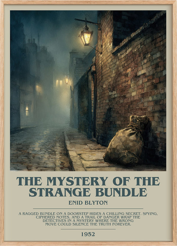 The Mystery of the Strange Bundle Bookish Wall Art by Enid Blyton