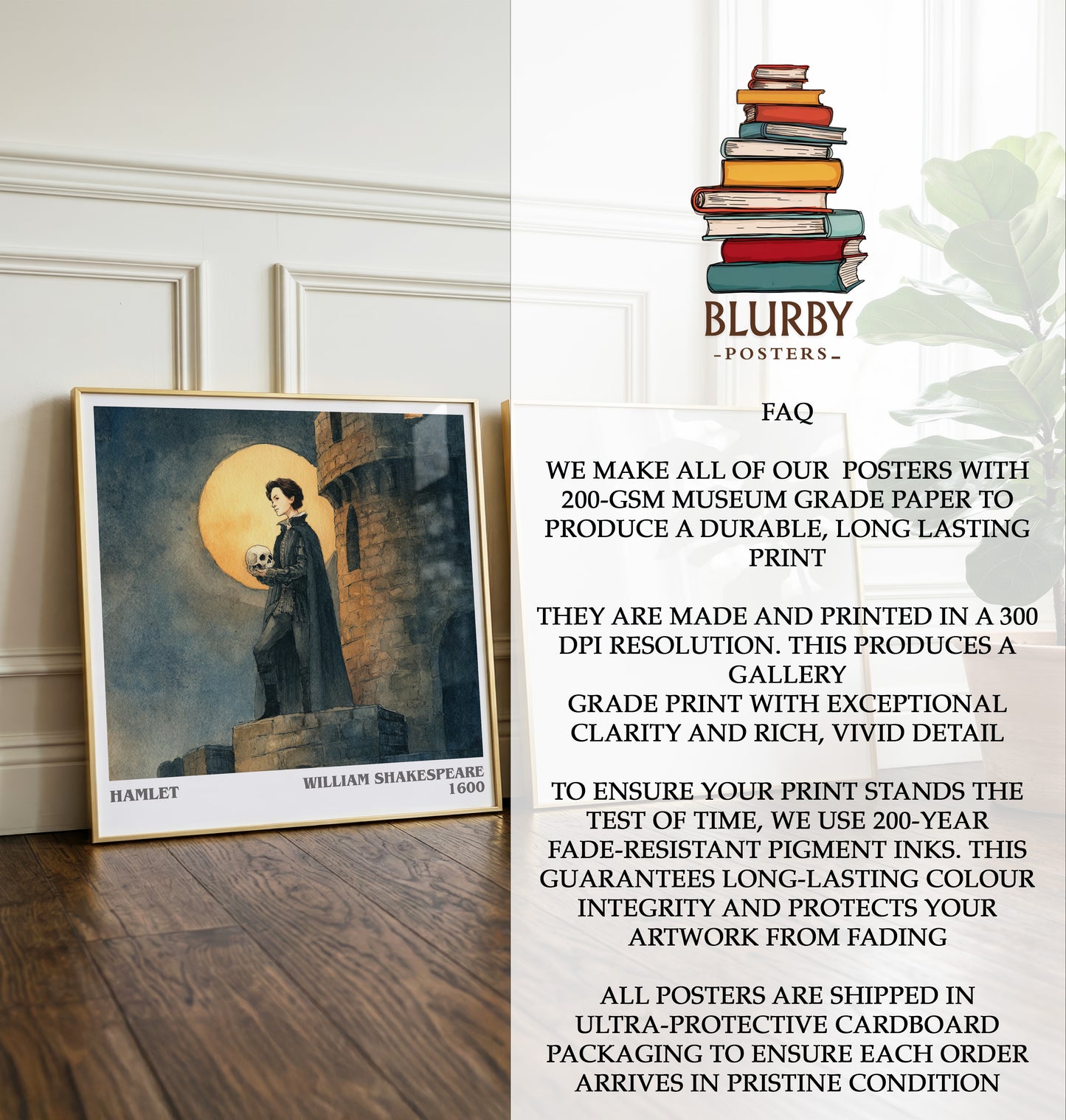 Hamlet Literary Art Print by William Shakespeare