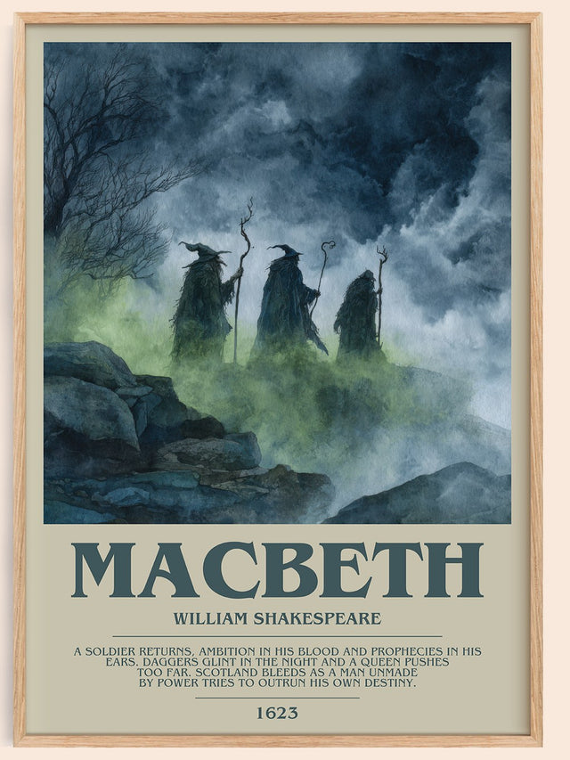 Macbeth Bookish Wall Art by William Shakespeare