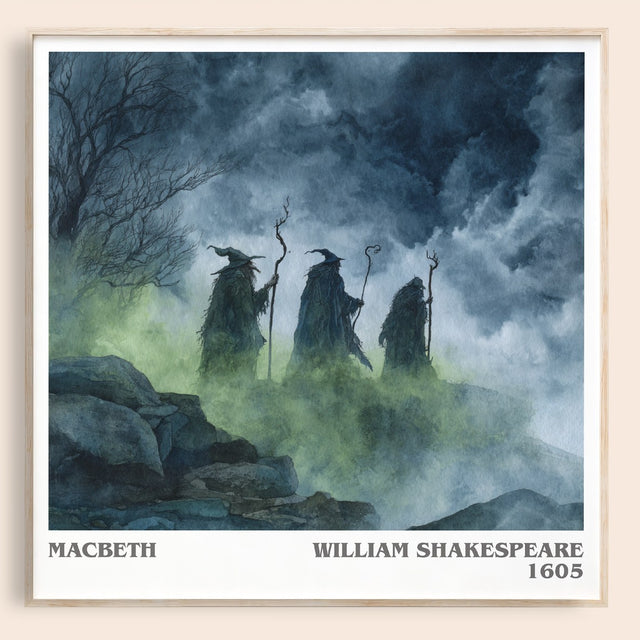Macbeth Literary Art Print by William Shakespeare