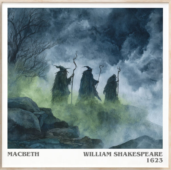 Macbeth Literary Art Print by William Shakespeare