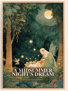 Midsummer Night'S Dream Book Watercolour Illustration – W. Shakespeare
